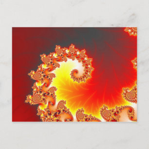 Postal Tentáculo de inflamación - Arte fractal