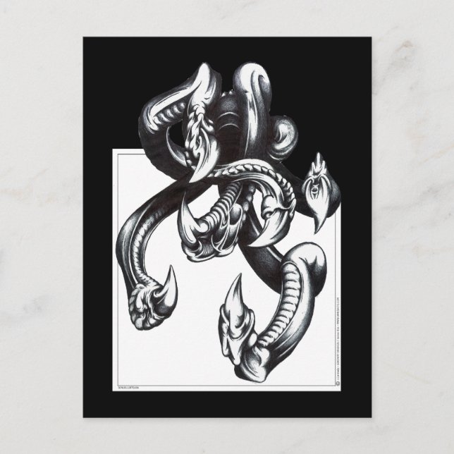 Postal Tentáculos (Anverso)