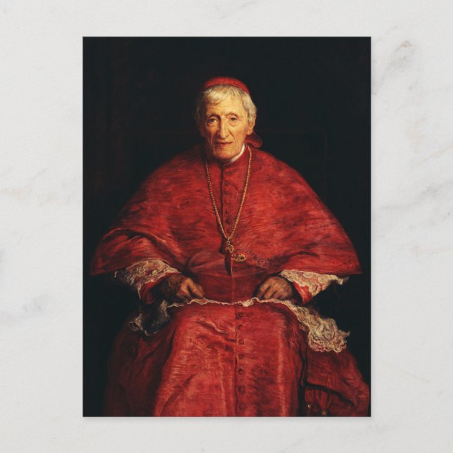 Postal Teólogo inglés de Saint John Henry Newman (Anverso)