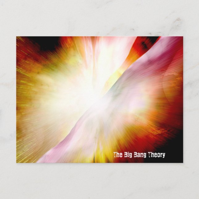 Postal Teoría del Big Bang (Anverso)