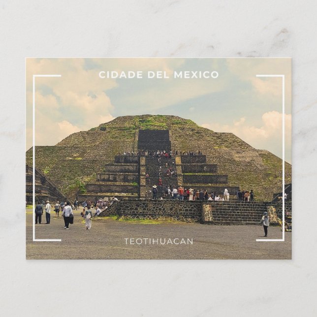 Postal Teotihuacan  (Anverso)