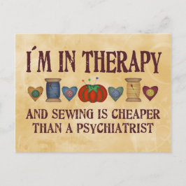 Postal Terapia de coser
