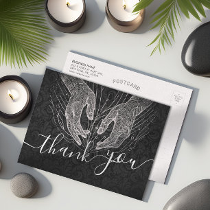 Postal Terapia de Masaje Manos Sanadoras Spa de Energía B