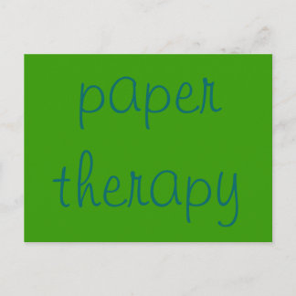 Postal terapia de papel