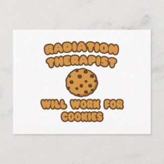 Postal Terapia de radiación.. Trabajará para cookies