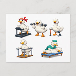 Postal Terapia Física Silly Goose , Fisioterapeuta 