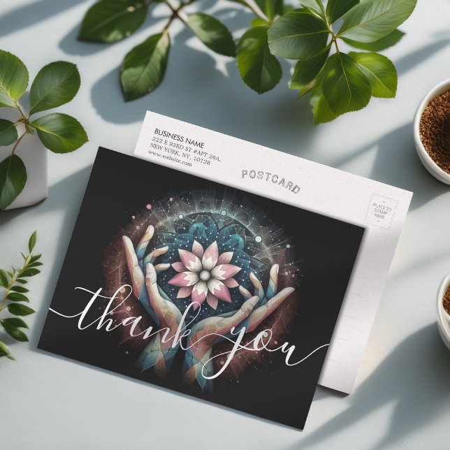 Postal Terapia Masajista Manos Curadoras Energía Spa Well (Subido por el creador)