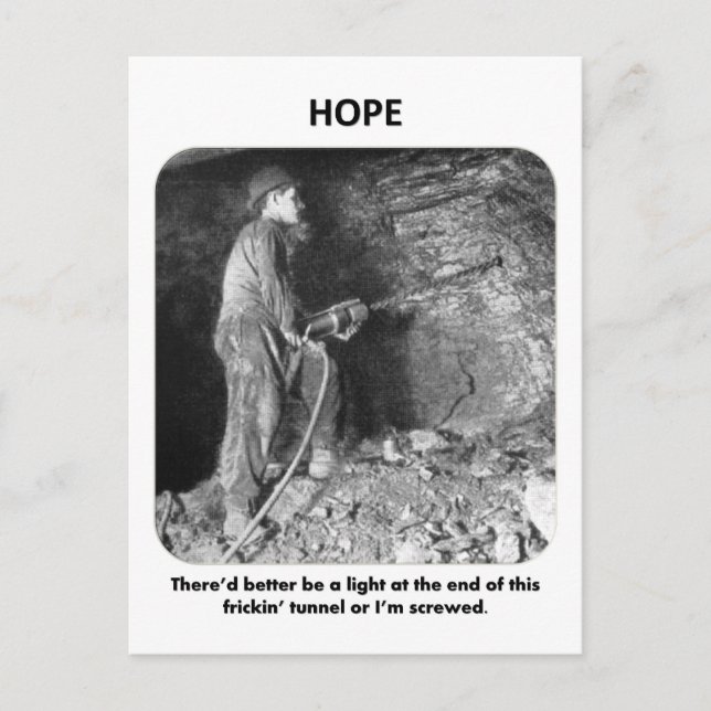 Postal tered-better-be-a-light-at-the-end-of (Anverso)