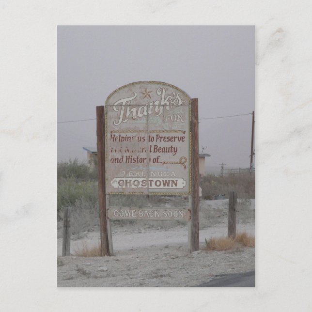 Postal Terlingua Ghostown, Terlingua TX (Anverso)