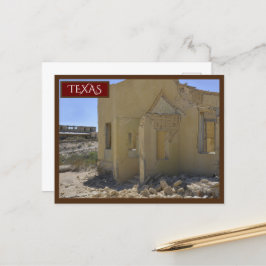 Postal Terlingua Texas Yellow Building Big Bend