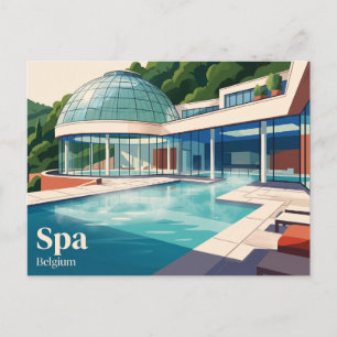 Postal Termas de Spa Bélgica