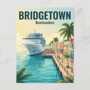 Postal Terminal de cruceros del puerto de Bridgetown Barb
