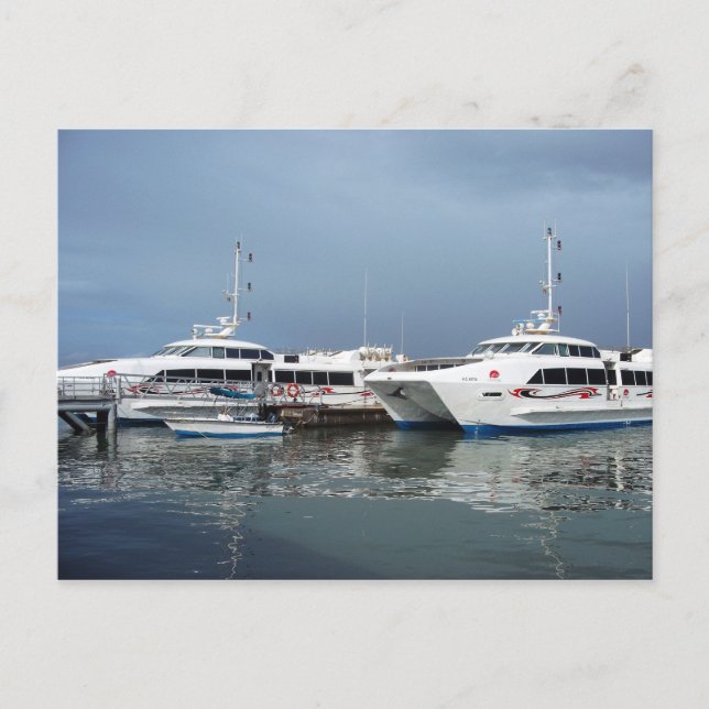 Postal Terminal de taxi acuático, San Fernando, Trinidad (Anverso)