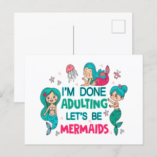 Postal Terminé de adular, seamos sirvientas