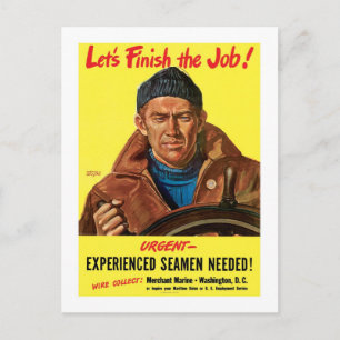 Postal ¡Terminemos El Trabajo!