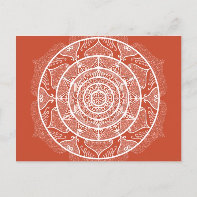 Postal Terracotta Mandala (Anverso)