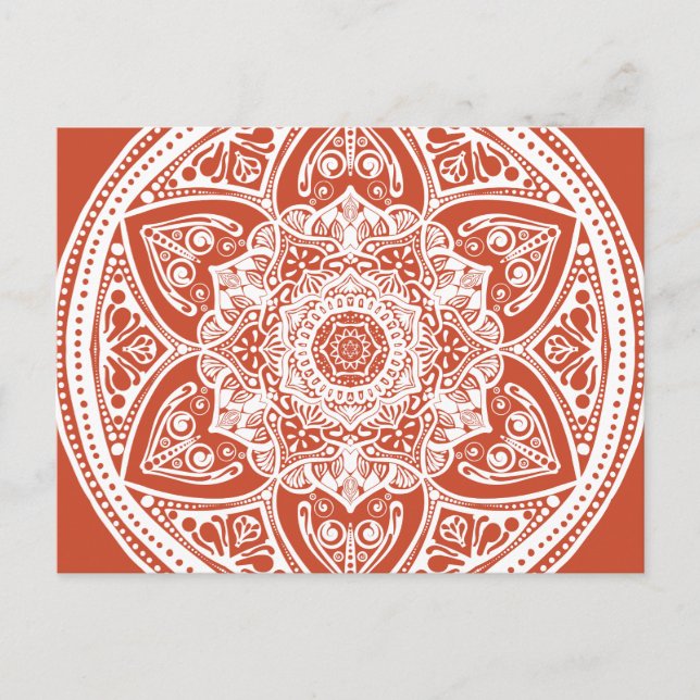 Postal Terracotta Mandala (Anverso)