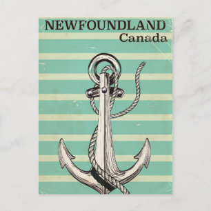 Postal Terranova naútico vintage canadiense