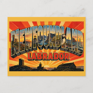 Postal Terranova y Labrador provincia canadiense
