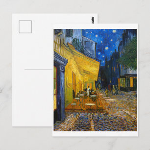 Postal Terraza de Café por la Noche Van Gogh
