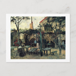 Postal Terraza de un café en Montmartre La Guinguette