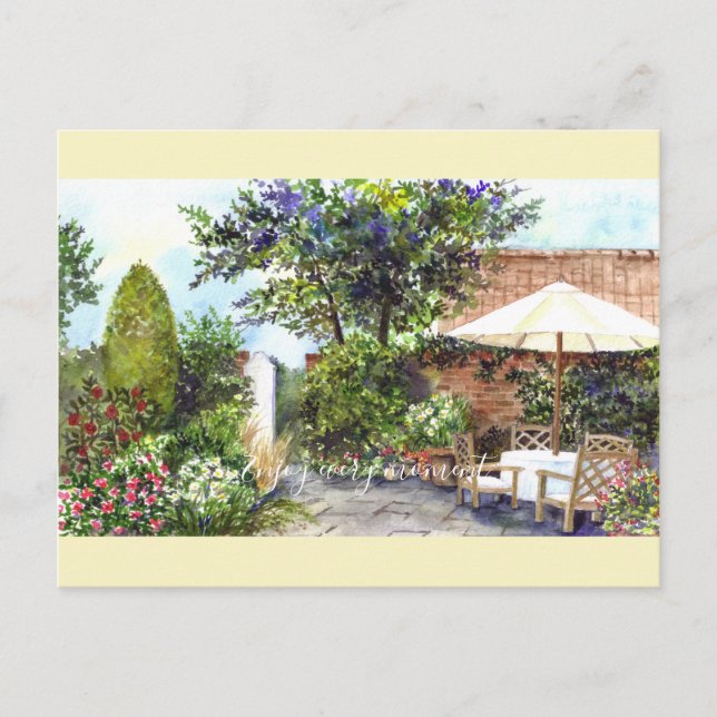 Postal Terraza del Manor House, York (Anverso)