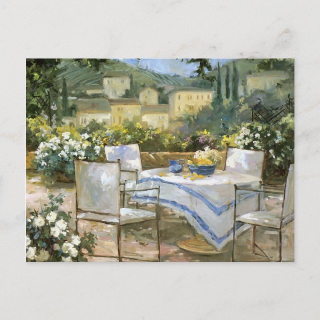 Postal Terraza Toscana (Anverso)