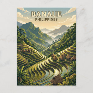 Postal Terrazas de Arroz de Banaue Filipinas
