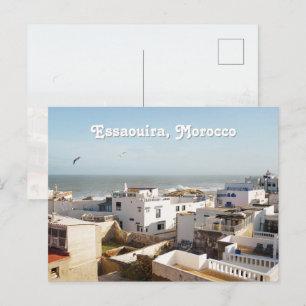 Postal Terrazas de Essaouira, Marruecos viaje