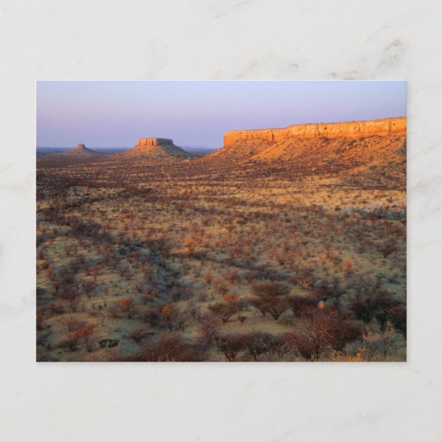 Postal Terrazas de Ugab, distrito de Khorixas, Namibia (Anverso)
