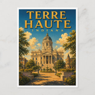 Postal Terre Haute Indiana Vigo Courthouse GeoSaga
