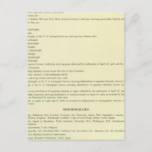 Postal Terremoto de Atlas California, 18 de abril de 1906