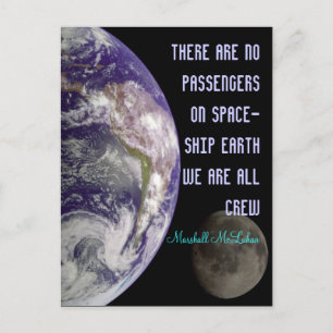 postal terrestre de nave espacial