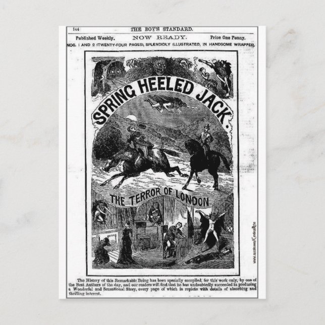 Postal terrible de penique - enchufe primavera-inclinado (Anverso)