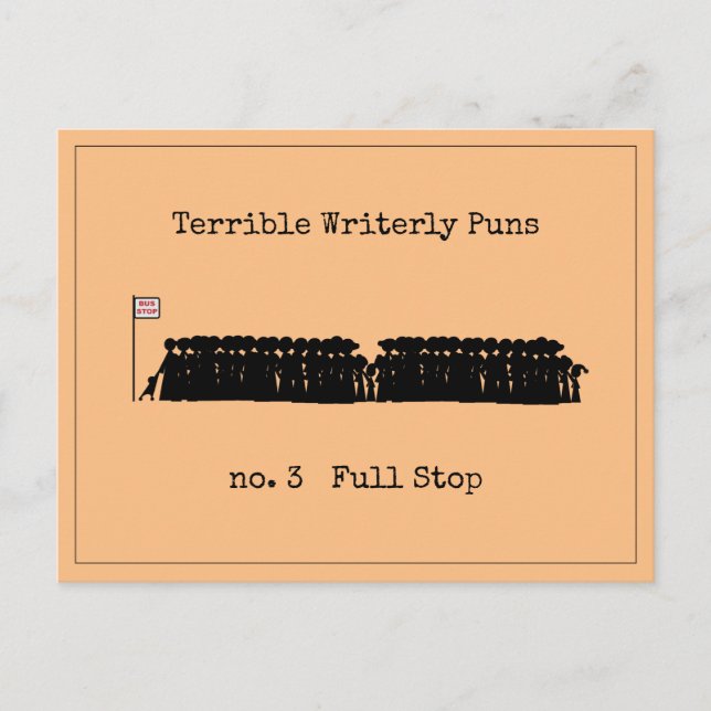 Postal Terribles errores literarios (Anverso)