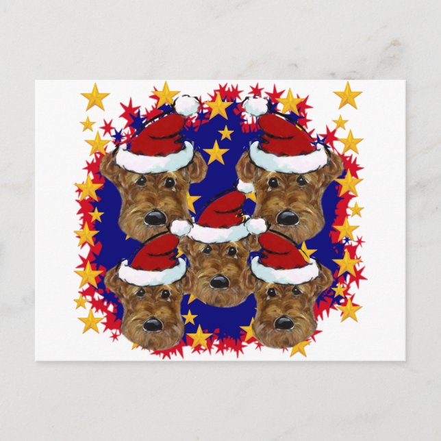 POSTAL TERRIER AIREDALE (Anverso)