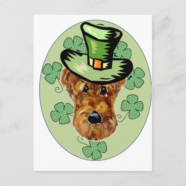 POSTAL TERRIER AIREDALE (Anverso)