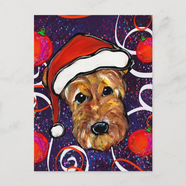 POSTAL TERRIER AIREDALE       (Anverso)