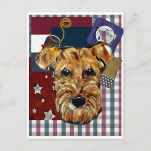 POSTAL TERRIER AIREDALE