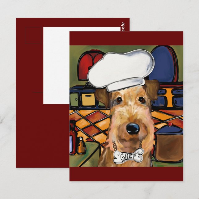 Postal Terrier Airedale  (Anverso / Reverso)