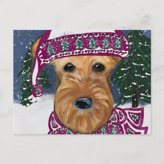 POSTAL TERRIER DE AIREDALE   (Anverso)