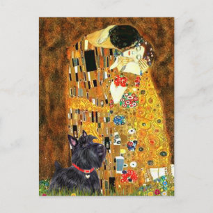 Postal Terrier Escocés 6 - El Beso