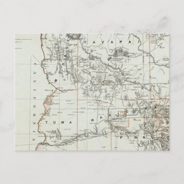 Postal Territorio De Arizona (Anverso)