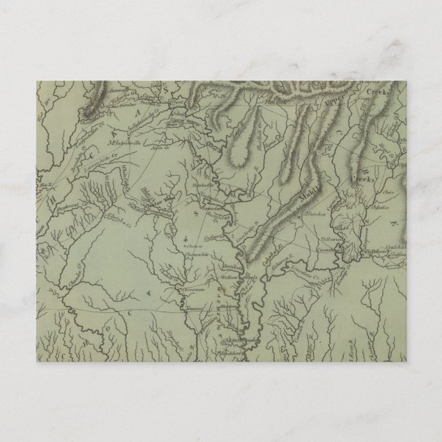 Postal Territorio de Misisipi (Anverso)