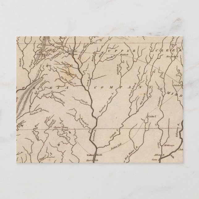 Postal Territorio de Misisipi 4 (Anverso)