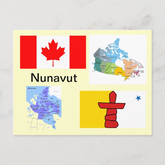 Postal Territorio de Nunavut Canadá (Anverso)
