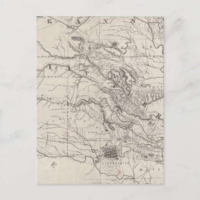 Postal Territorio Indio (Anverso)