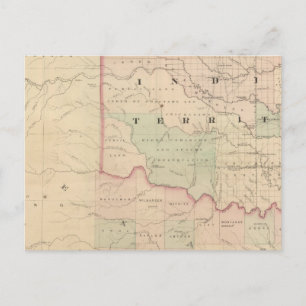 Postal Territorio Indio y Texas, Porción Noroeste