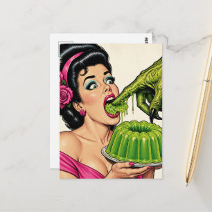 Postal Terror de Gelatina de Lima Retro