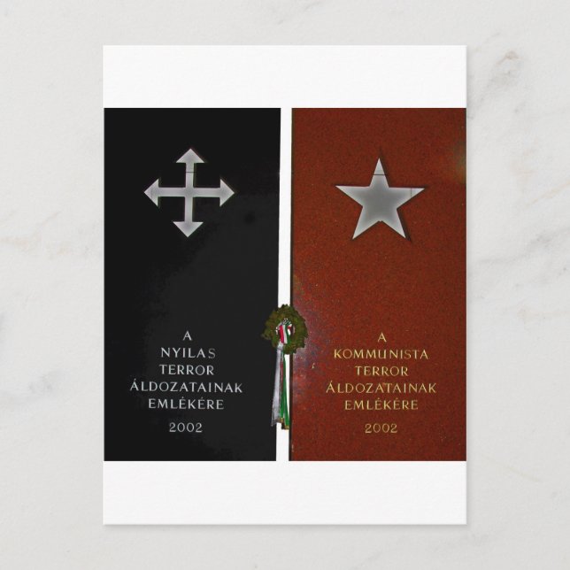 Postal Terror nazi y comunista (Anverso)